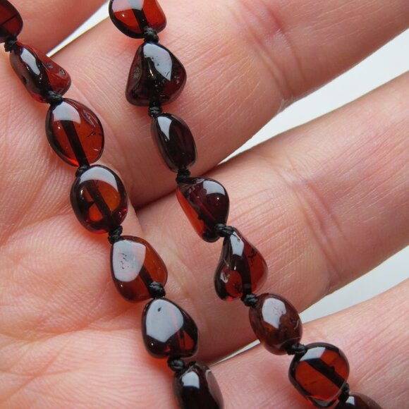 Authentic Amber Teething Unisex Necklace 12.5" Infant/Baby Premium Quality - Picture 1 of 3